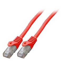 EFB RJ45 Patchkabel Cat.6 U/UTP LSZH CCA rot 7,5m