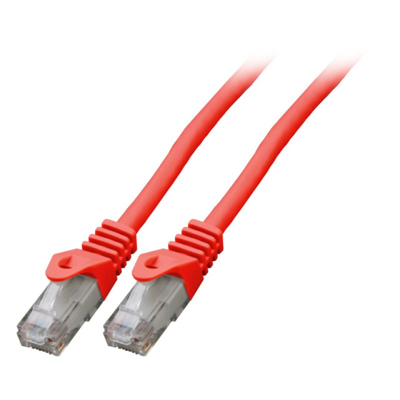 EFB Elektronik K8104RT.7,5 networking cable Red 7.5 m Cat6 U/UTP (UTP)