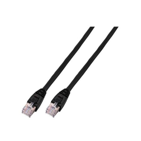 EFB Elektronik 3m Cat6 Patch câble de réseau Noir U/UTP (UTP)