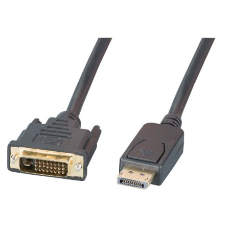 EFB DisplayPort/DVI 24 1 Kabel, St-St, 5m, schwarz