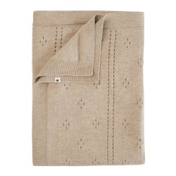 BIBS - Knitted Blanket Pointelle - Vanilla - 70x100cm