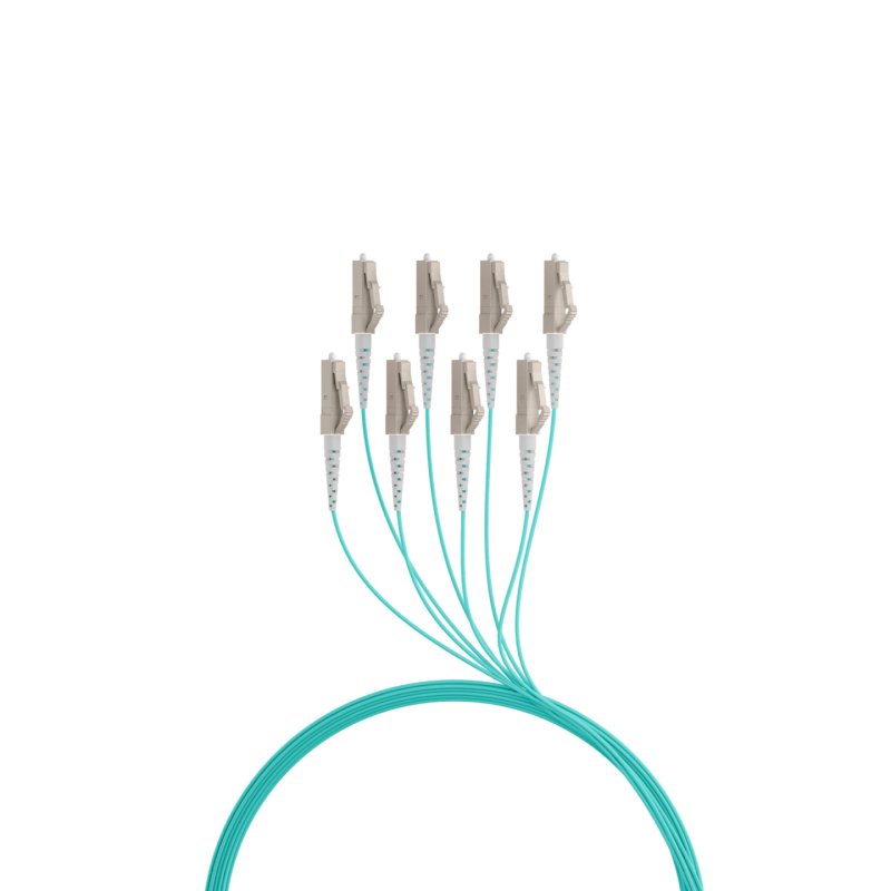 EFB Elektronik O8322S200OM3 InfiniBand/fibre optic cable 200 m 8x LC U-DQ(ZN) BH Beige, Black, Blue