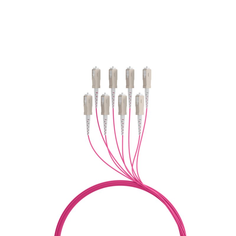 EFB Trunkkabel U-DQ(ZN)BH OM4 8G (1x8) SC-SC 40m Dca LSZH