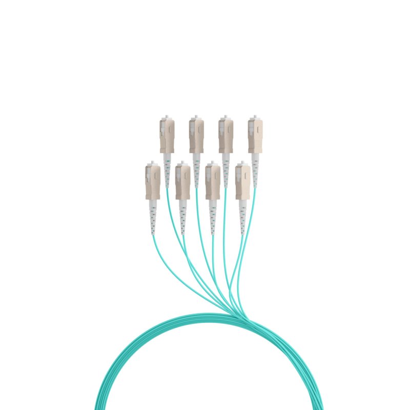 EFB Trunkkabel U-DQ(ZN)BH OM3 8G (1x8) SC-SC 180m Dca LSZH