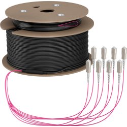 EFB Elektronik O8321S170OM4 InfiniBand/fibre optic cable 170 m 8x SC U-DQ(ZN) BH Beige, Black, Magenta