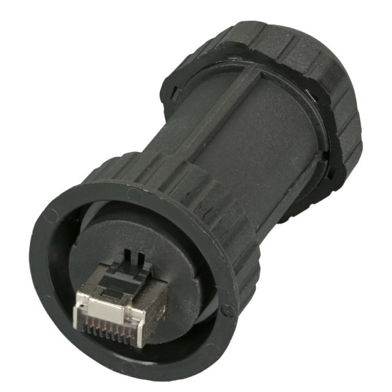 EFB Elektronik IP68FST6AB wire connector RJ45 Black