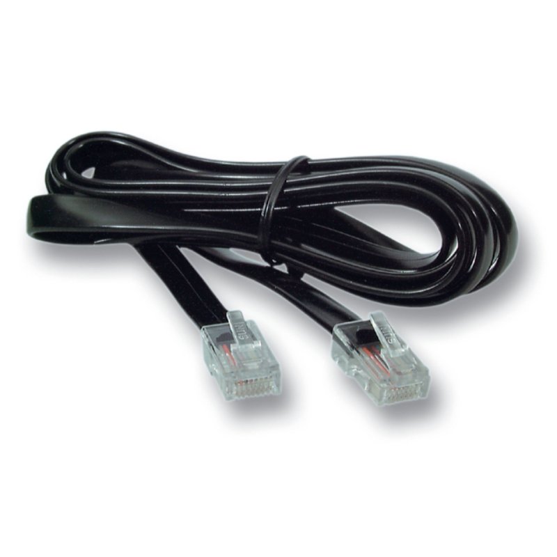 EFB Elektronik K2402SW.15 câble de téléphone 15 m Noir