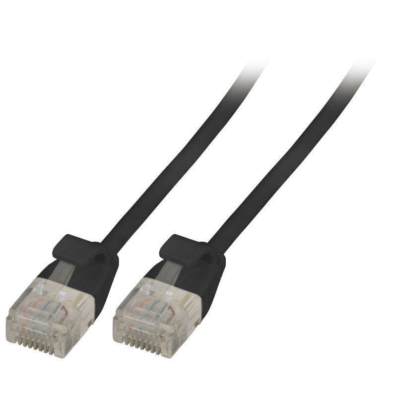 EFB Elektronik K8108SW.1,5 networking cable Black 1.5 m Cat6a U/UTP (UTP)
