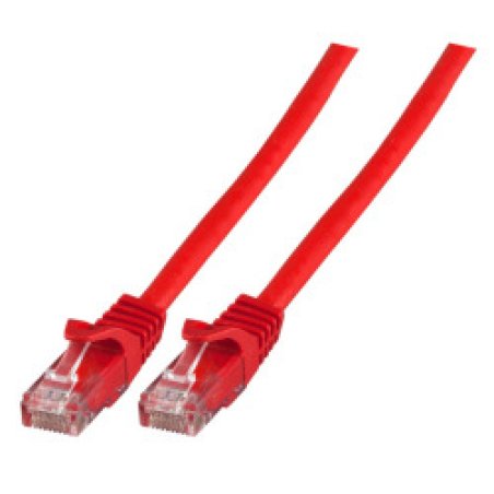 EFB RJ45 Patchkabel Cat.5e U/UTP LSZH CCA AWG24/7 rot 0,5m