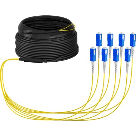 EFB Trunkkabel U-DQ(ZN)BH OS2 8E (1x8) SC-SC 40m Dca LSZH G657A1