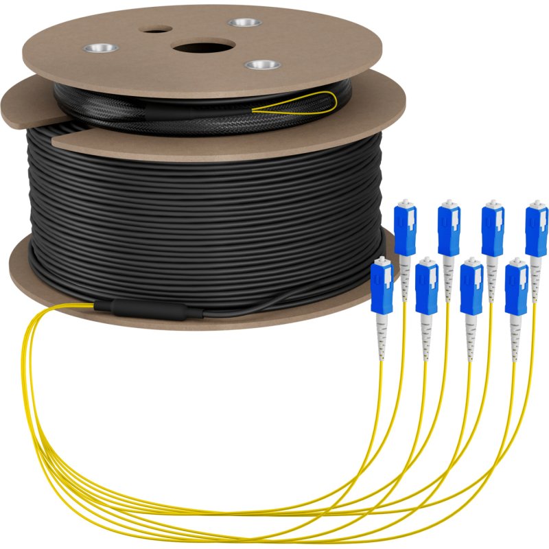 EFB Elektronik O8321S60OS2 InfiniBand/fibre optic cable 60 m 8x SC U-DQ(ZN) BH Black, Blue, Yellow