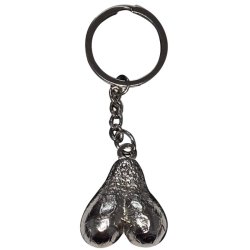 DIABLO PICANTE - SILVER EGGS METAL KEYCHAIN