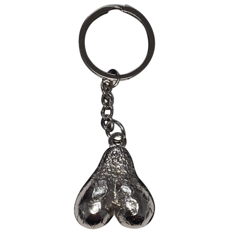 DIABLO PICANTE - SILVER EGGS METAL KEYCHAIN
