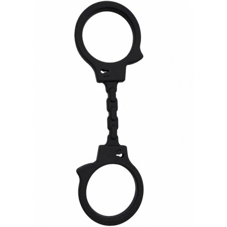 DIABLO PICANTE - SILICONE HANDCUFFS BLACK
