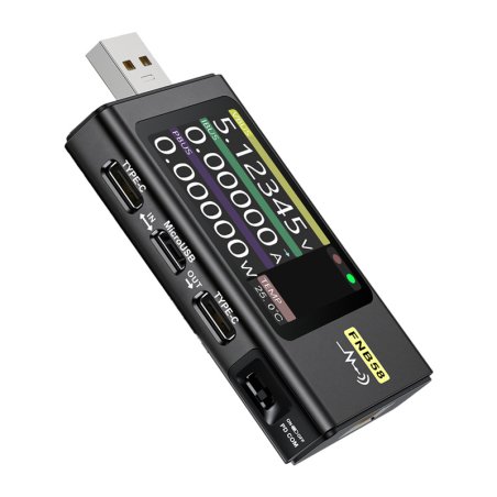 FNIRSI FNB58 USB Port Tester, Black