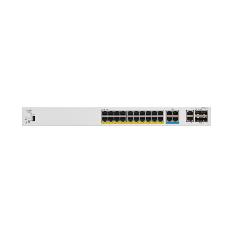Cisco Catalyst C1300-24MGP-4X Géré L2/L3 Connexion Ethernet, supportant l'alimentation via ce port (PoE) Gris