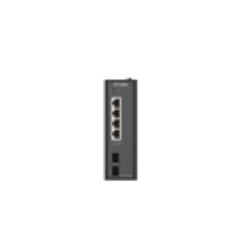 D-Link 6-Port Gigabit Industrial Smart Managed Switch with 2 x SFP Ports