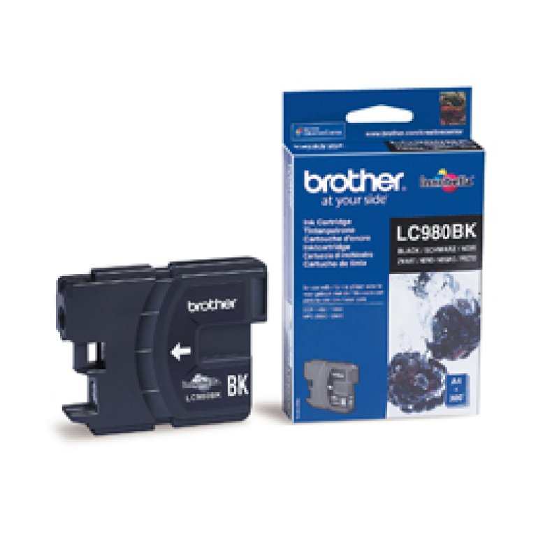 Brother LC980BK ink cartridge 1 pc(s) Original Standard Yield Black