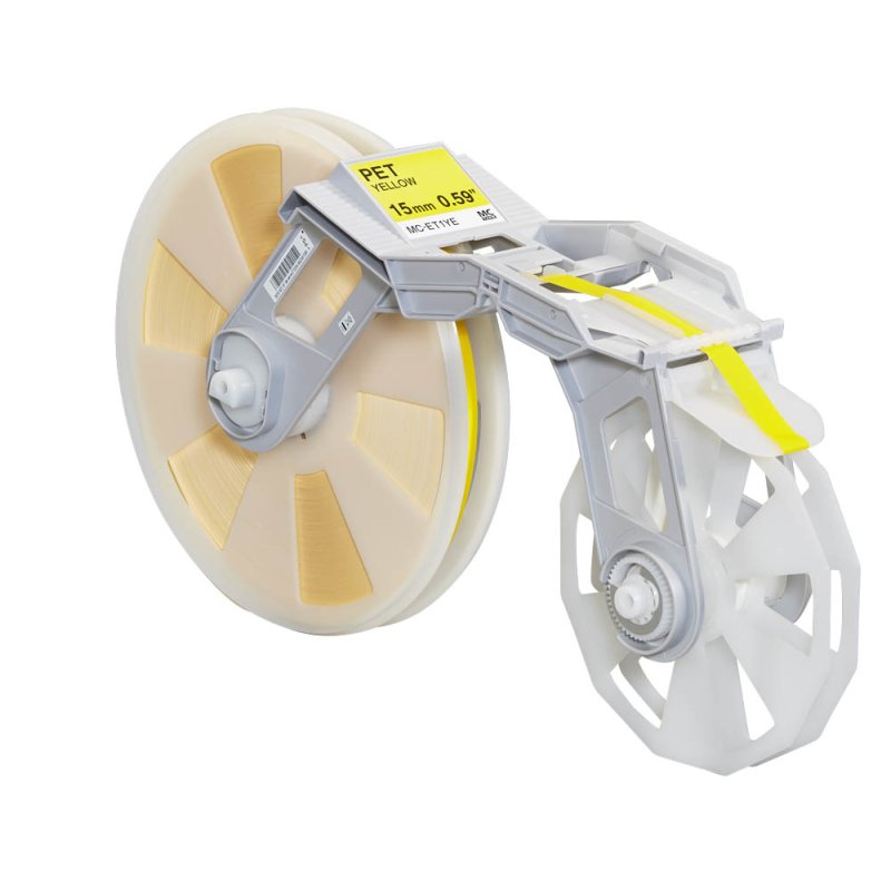 MCET1YE 15MM YELLOW PET TAPE