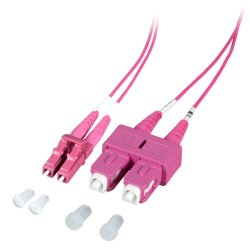 EFB Elektronik O0323.3-1.2 InfiniBand/fibre optic cable 3 m 2x SC 2x LC Violet