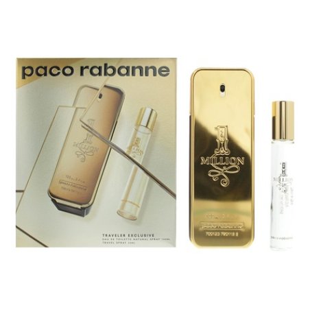 Paco Rabanne 1 Million 2 Piece Gift Set Eau De Toilette 100ml Edt 20ml