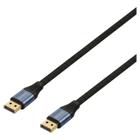 Savio CL-209 câble DisplayPort 1 m Noir
