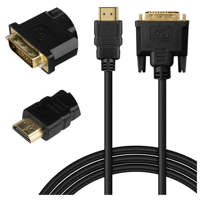 Savio CL-212 câble HDMI 1,8 m HDMI Type A (Standard) Noir