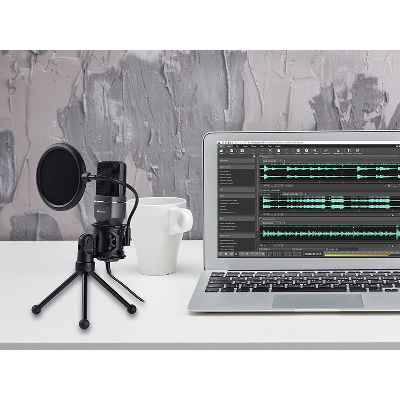 Tracer TRAMIC46419 microphone Noir Microphone de Notebook