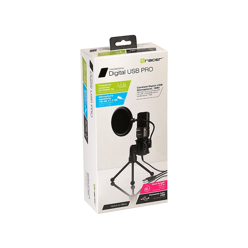 Tracer TRAMIC46419 microphone Black Notebook microphone