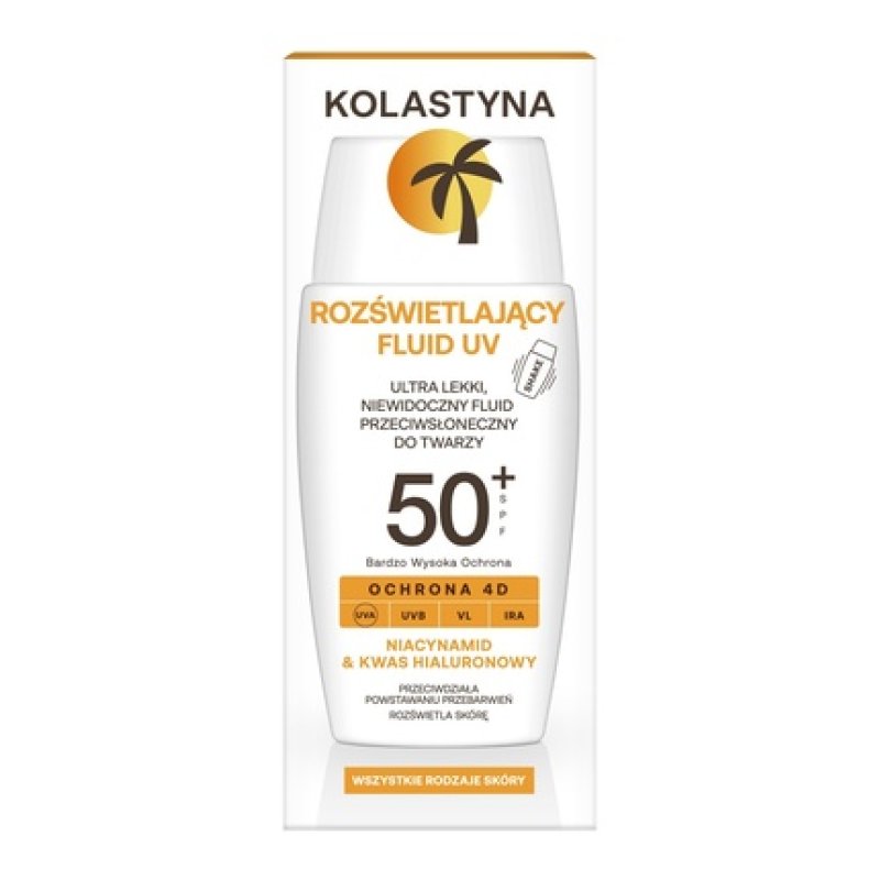 Kolastyna Face Fluid Spf50 50 Ml High Protection Sunscreen
