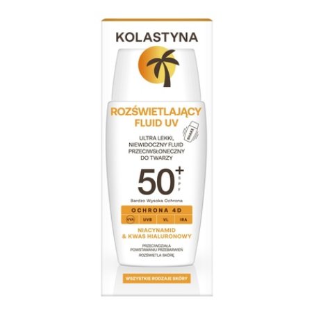 Kolastyna Face Fluid Spf50 50 Ml High Protection Sunscreen