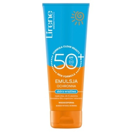 Lirene Sun Protective Emulsion For Sensitive Skin Spf 50 120ml