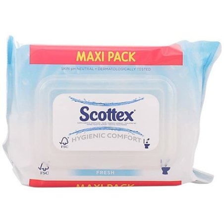 Scottex Original Wet Toilet Paper, 74 Units