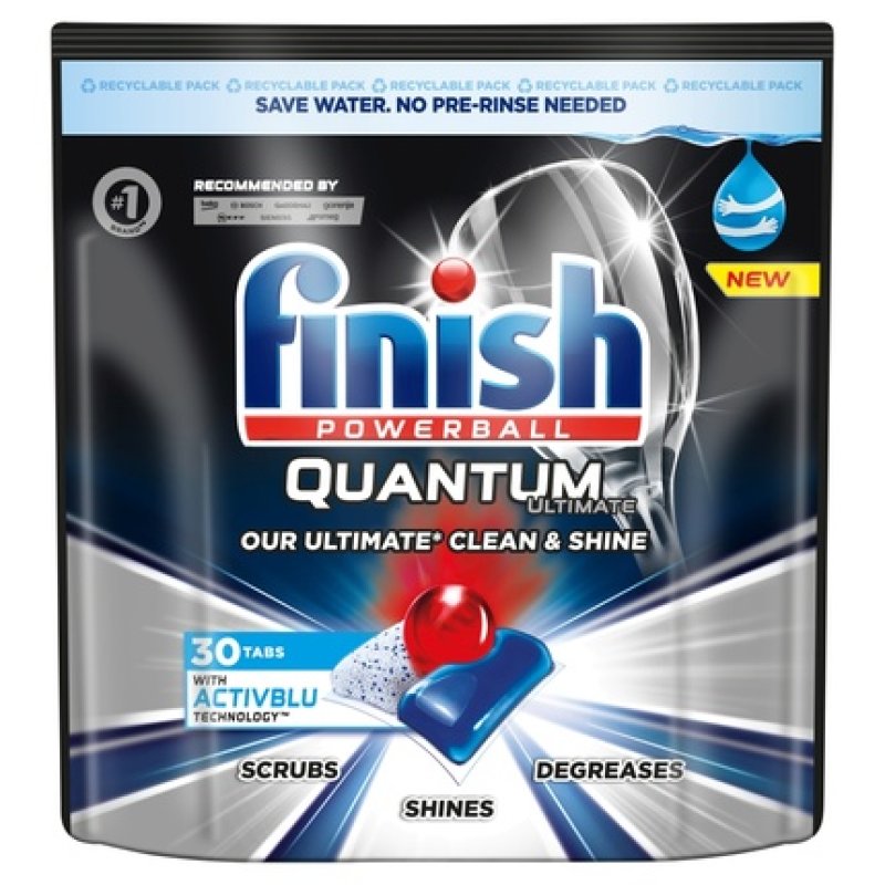 Quantum Ultimate Dishwasher Capsules 30 Pieces Regular
