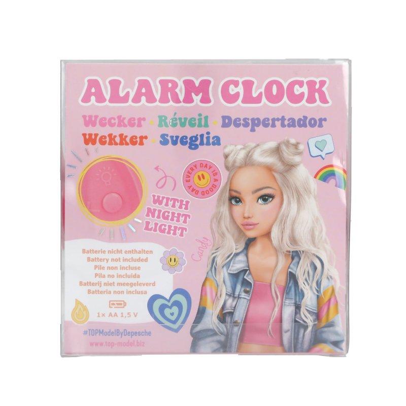 Topmodel - Alarm Clock - Bright Pink - 11 cm