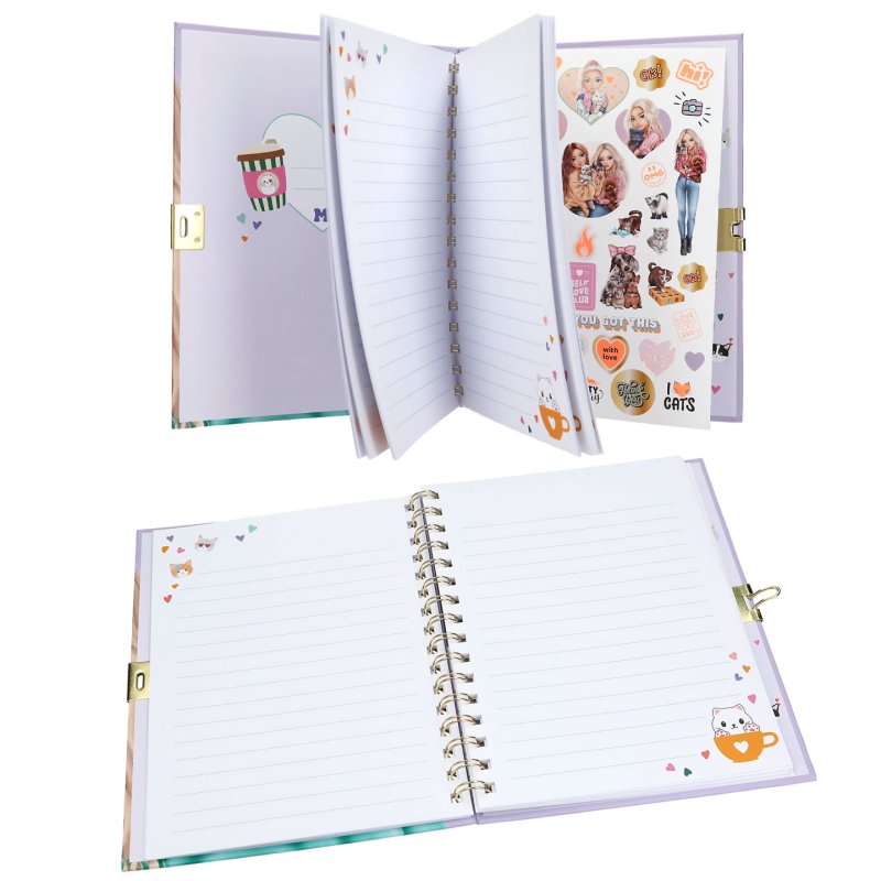 TOPModel Diary With Padlock And Bracelet