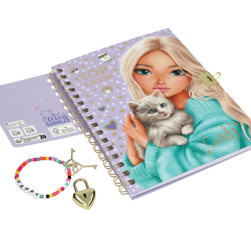 Topmodel - Diary With Padlock And Bracelet (414292)