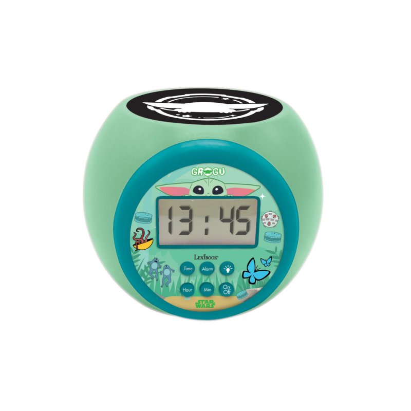 Lexibook - DISNEY STAR WARS Projector Alarm Clock with Timer (RL977SW)