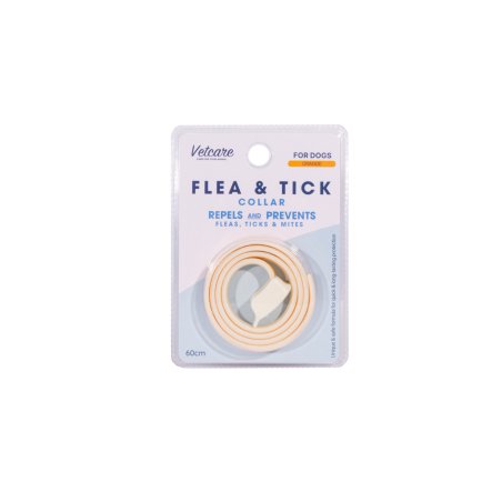 vetcare - Flea & Tick Collar For Dog - Orange - 60cm