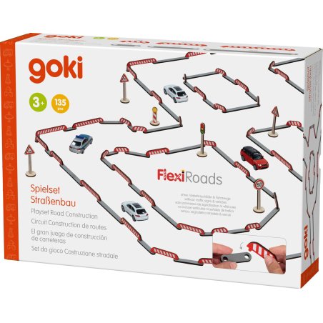 Goki - Playset Road Construction FlexiRoads (53765)