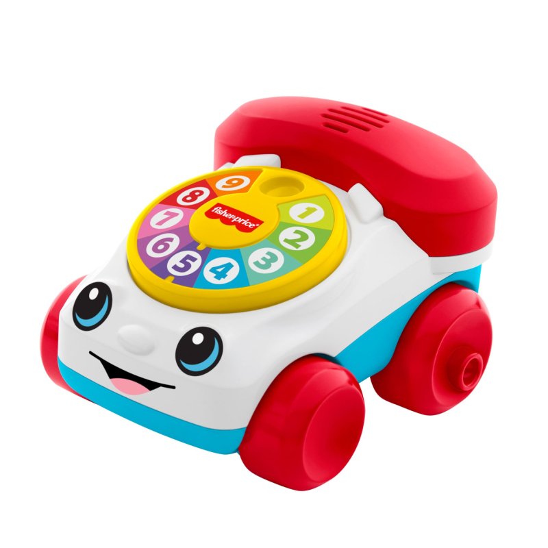 Fisher-Price Fisher-Price-Mon Premier Téléphone Animé à Pousser-avec effets sonores
