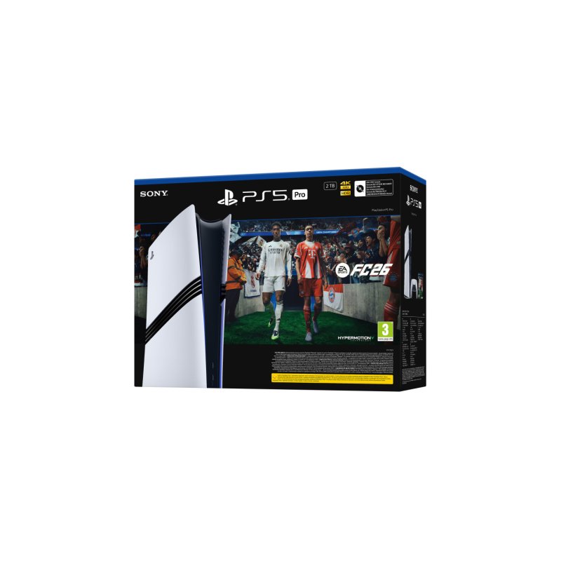 Sony Playstation 5 Pro FC26 Bundle 2 TB Wi-Fi Black, White