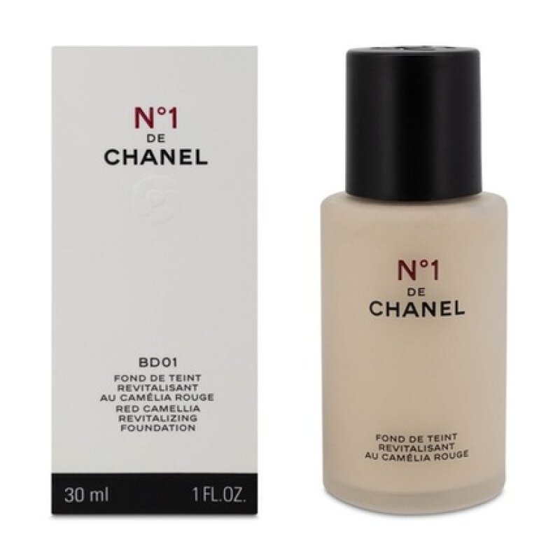 Chanel No1 Red Camellia Revitalizing Foundation Bd01 Neutral Finish Face Makeup