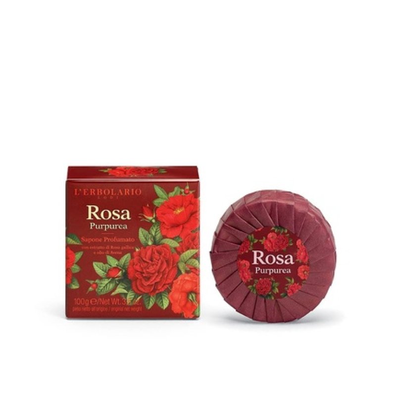 L'Erbolario Rosa Purpurea Soap 100ml