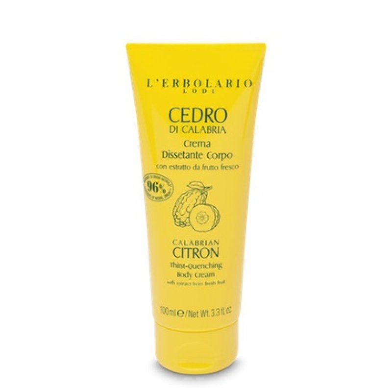 L'Erbolario Refreshing Cedar Body Cream From Calabria 100ml