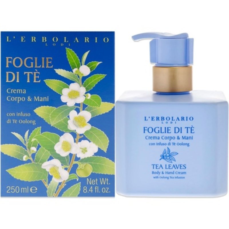 Lerbolario Tea Leaves Body and Hand Cream For Unisex 8.5 oz Cream