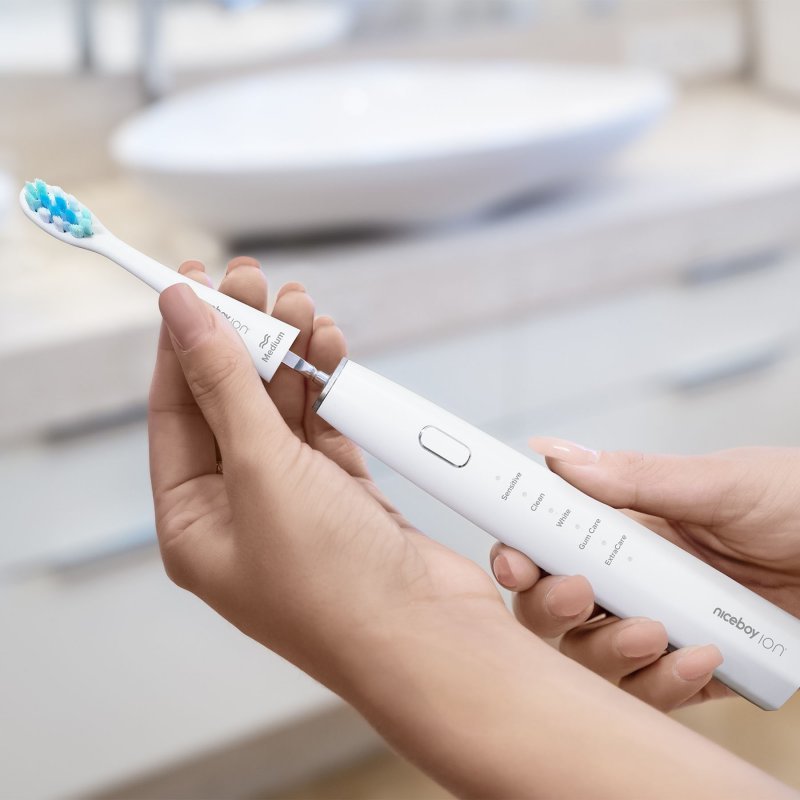 Niceboy Ion Sonic Electric Toothbrush White