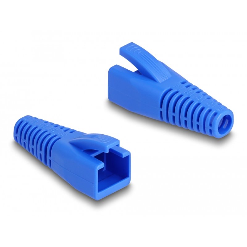DeLOCK Strain relief for RJ45 plug cuttable set 50 pieces coloured