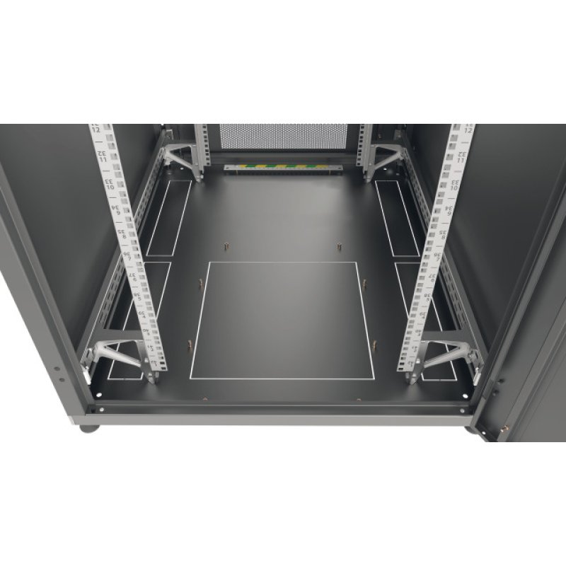 EFB Elektronik PRO-4280TS.P1P2 étagère 42U Rack autonome Noir
