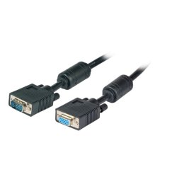 EFB SVGA/HDTV Verlngerung,2xHDSUB15, St/Bu, schwarz,15m